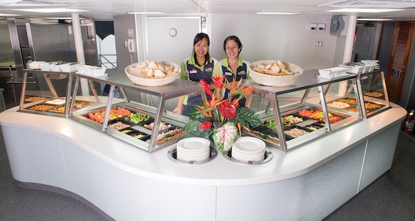 Big Cat Green Island Reef Cruises Lunch